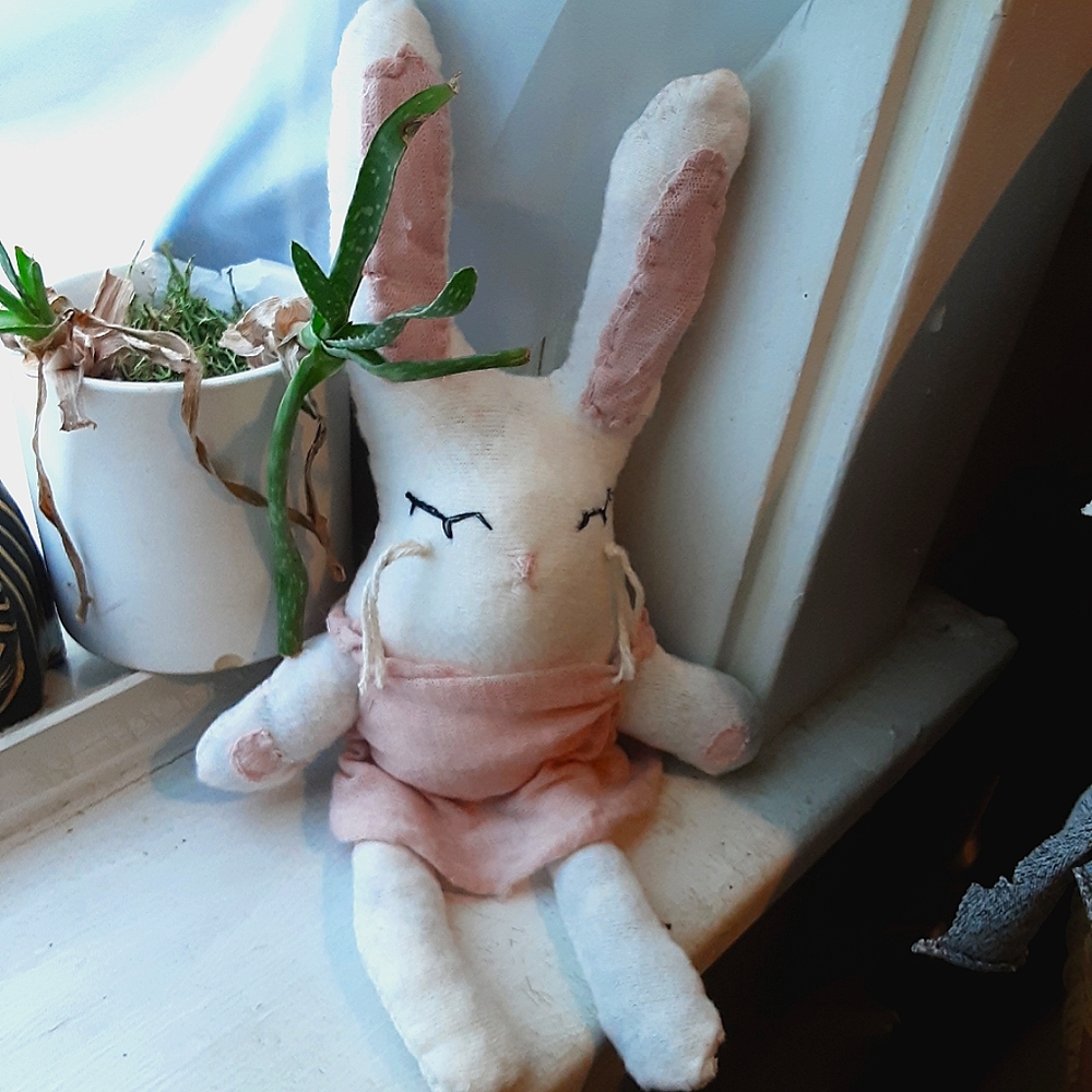 reduce reuse rabbit plush